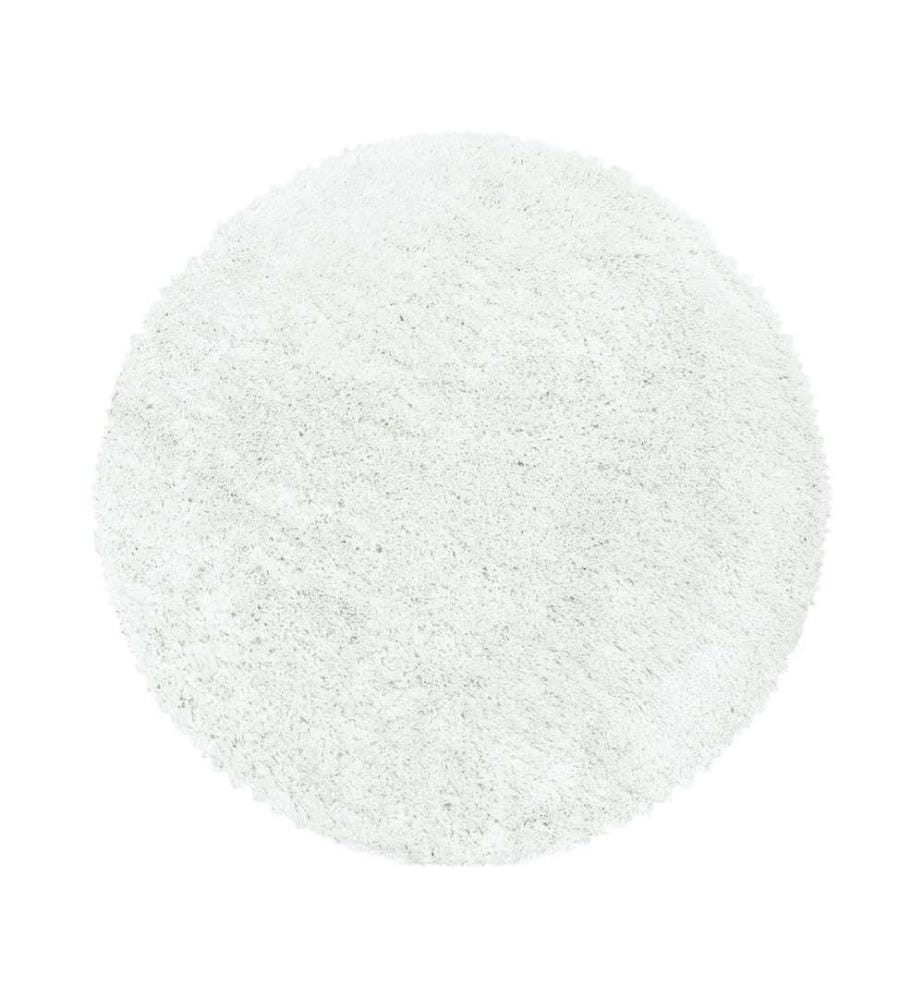 Tapis, blanc, 100% polyester, 200 x 200 cm