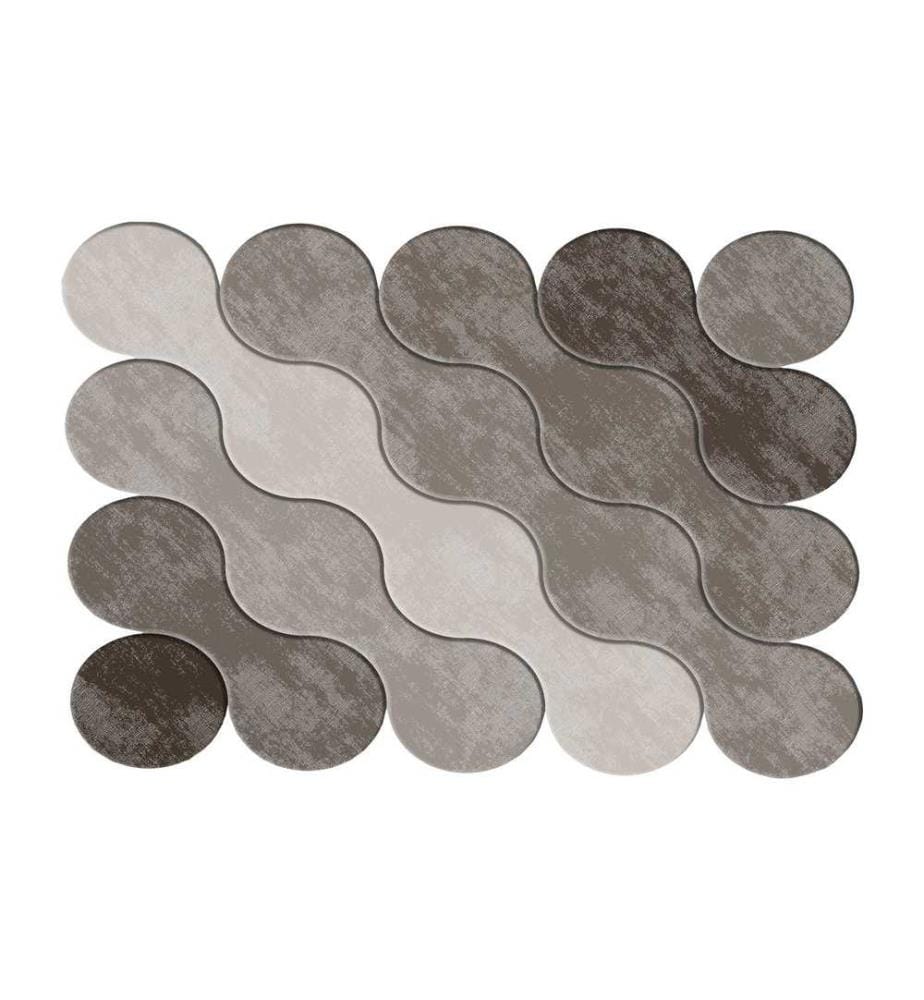 Tapis de salle, brun, 100% polyester, 80 x 200 cm