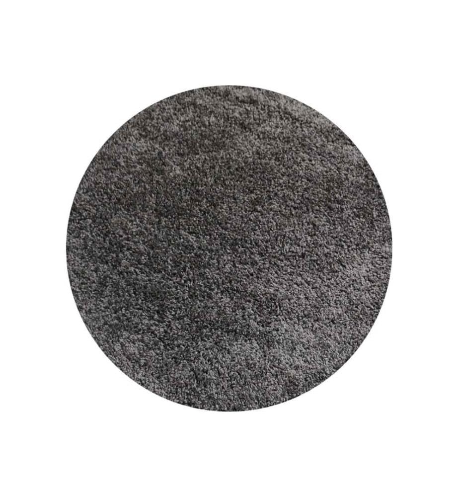 Tapis, Gris foncé, 100% polypropylène, Diamètre : 200 cm