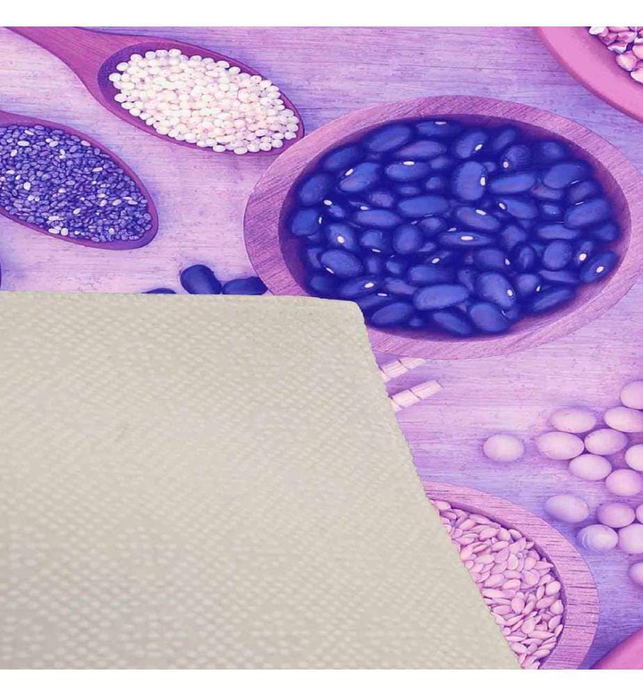 Teppich, Weiss, Rosa, Violett, 100% Polyester, 160 x 230 cm