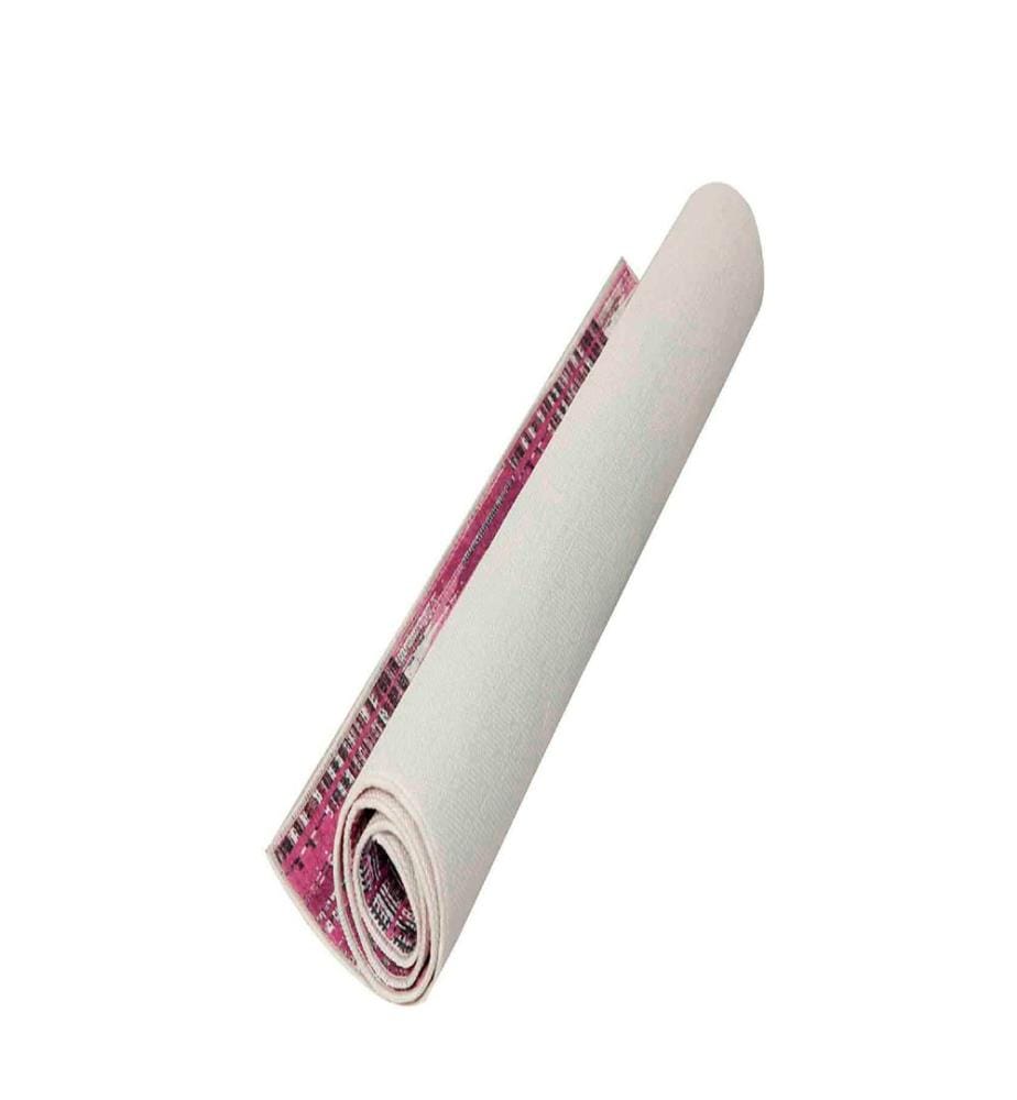 Teppich, Lila, Weiss, 100% Polyester, 100 x 150 cm