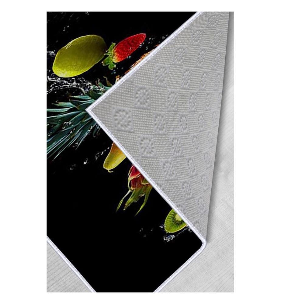 Teppich, Mehrfarbig, 100% Polyester, 80 x 50 cm