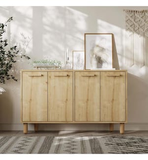 Console, rovere zaffiro, 100% PANNELLO DI PARTICELLE RIVESTITO IN MELAMMINA