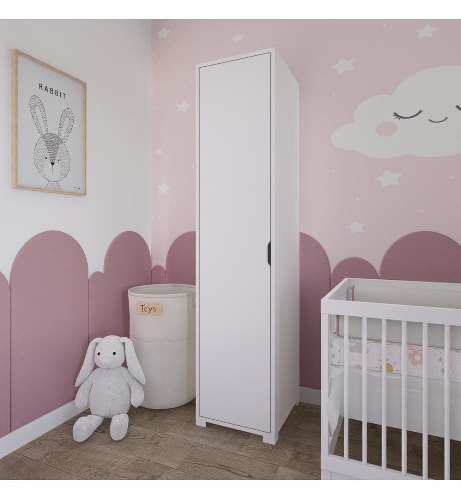 Armoire, blanc mat, 100% Melamine Particle Board