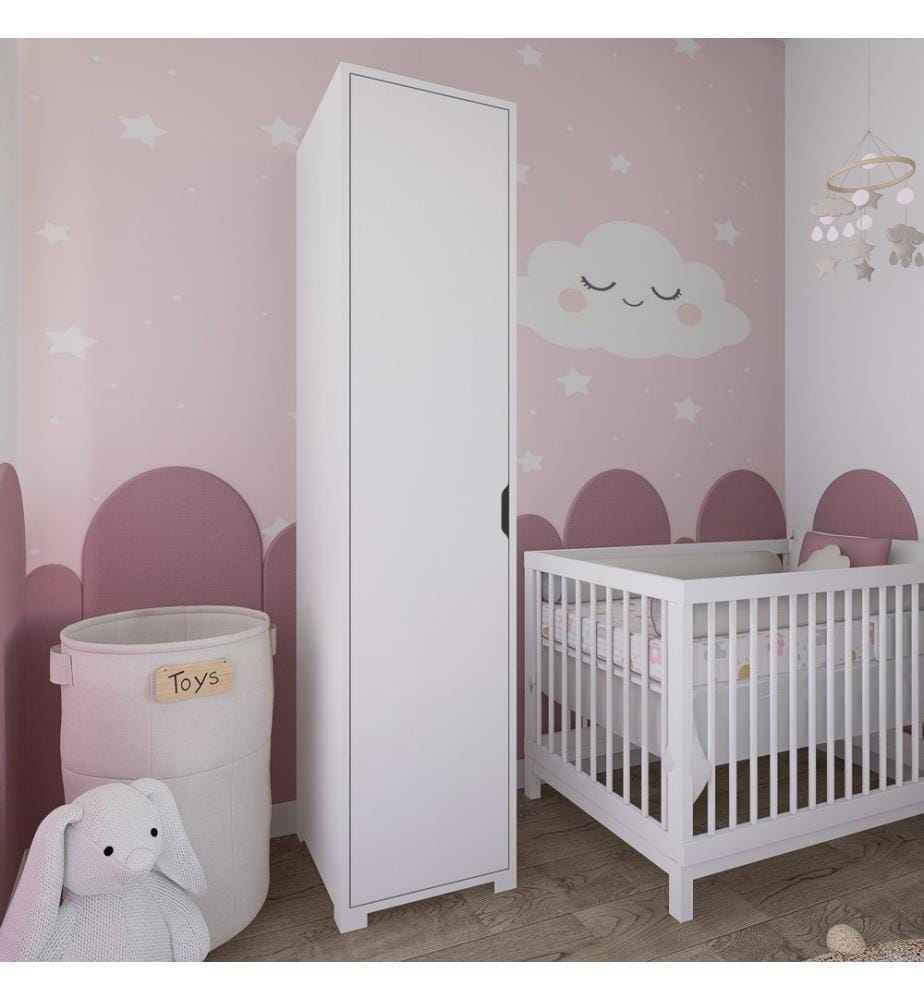 Armoire, blanc mat, 100% Melamine Particle Board