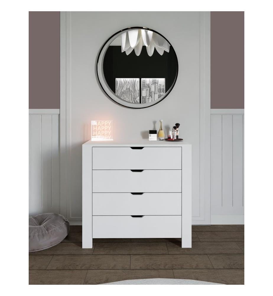 Commode, blanc, 100% Melamine Particle Board