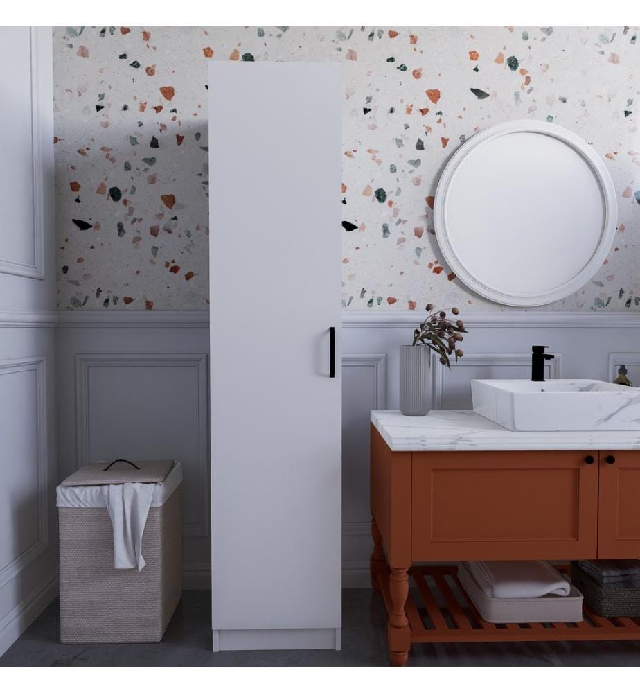 Armoire, blanc, 100% Melamine Particle Board