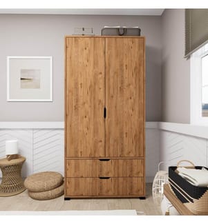 Kleiderschrank, Atlantikkiefer, 100 % MELAMINBESCHICHTETE SPANPLATTE