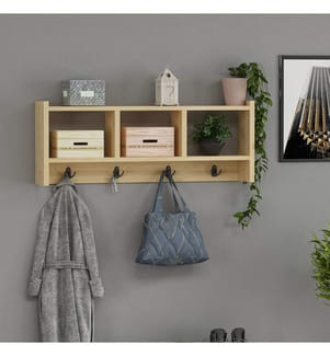 Zaffiro, Gancio Di Abbigliamento, 35X75.6X22 cm, Piastra Di Particelle Con Rivestimento A Melamina