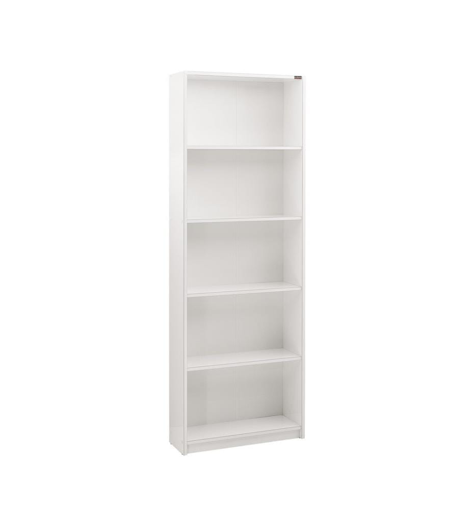 Blanc, Librairie, 170X58X23 cm, Plaque De Particules Enrobée De Mélamine