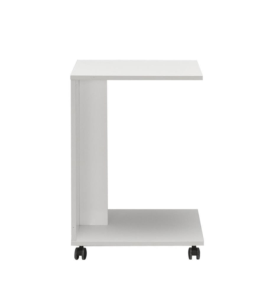 Blancs, Tables Basses, 65X35X45 cm, Assiette De Particules Enrobée De Mélamine