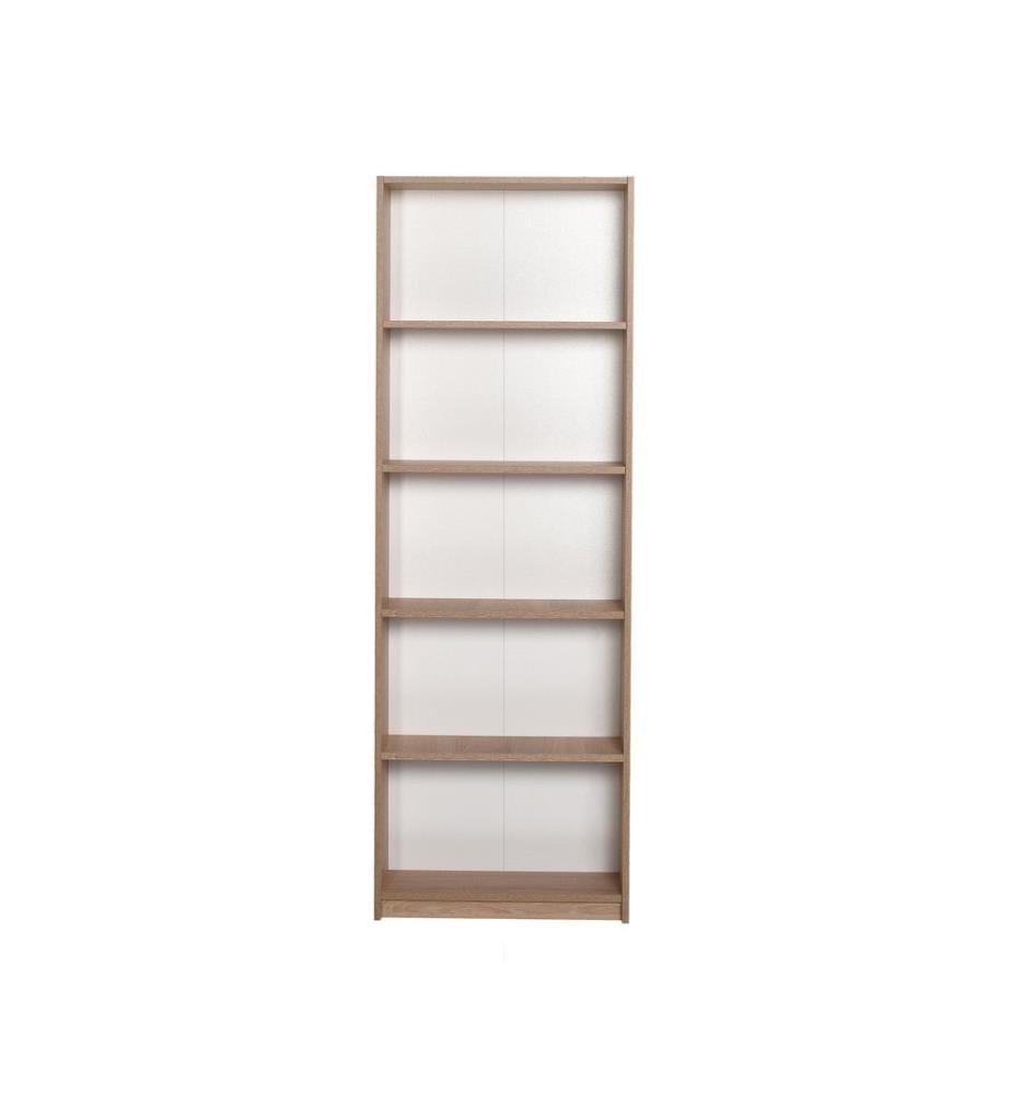 Brown, Étagères, 182X64X26 cm, Plaque De Particules Enrobée De Mélamine