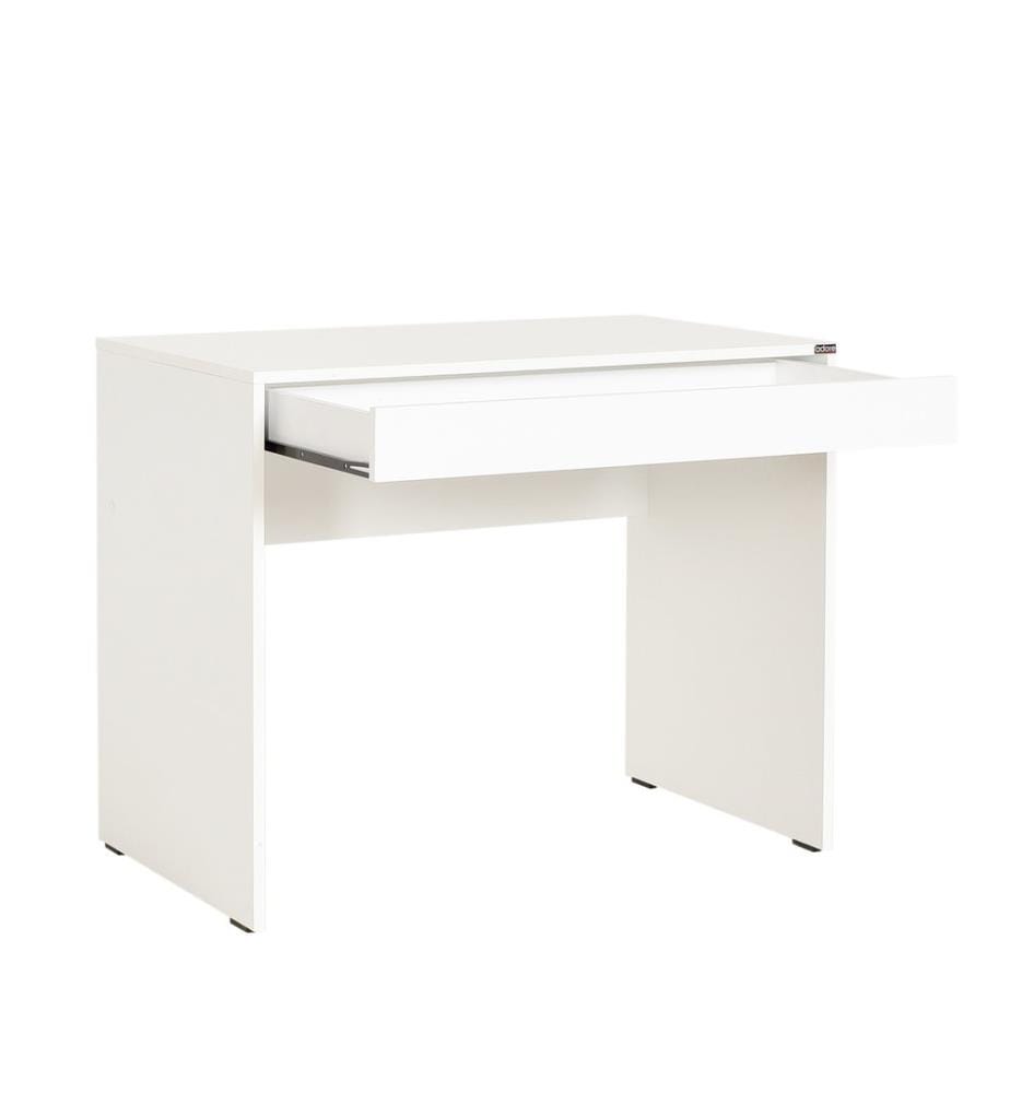 Study Desk, DiamondWhite, Melamine Coated Particle Board
