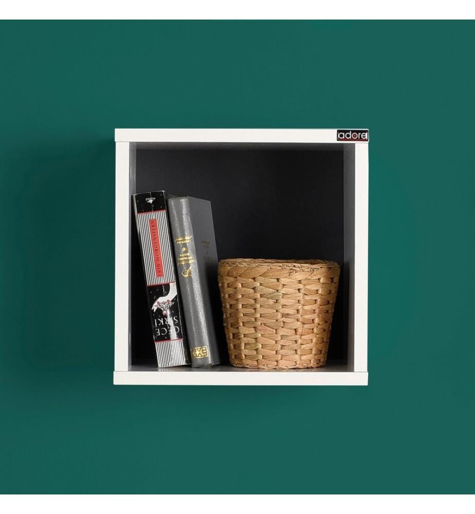 Wall Shelf, DiamondWhite, Melamine Coated Particle Board