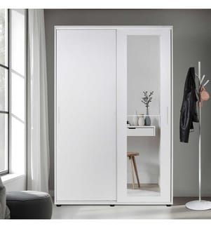 Flurständer, Weiss, 100 % MELAMINBESCHICHTETE SPANPLATTE