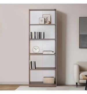 Bücherregal, heller Nussbaum, 100 % MELAMINBESCHICHTETE SPANPLATTE