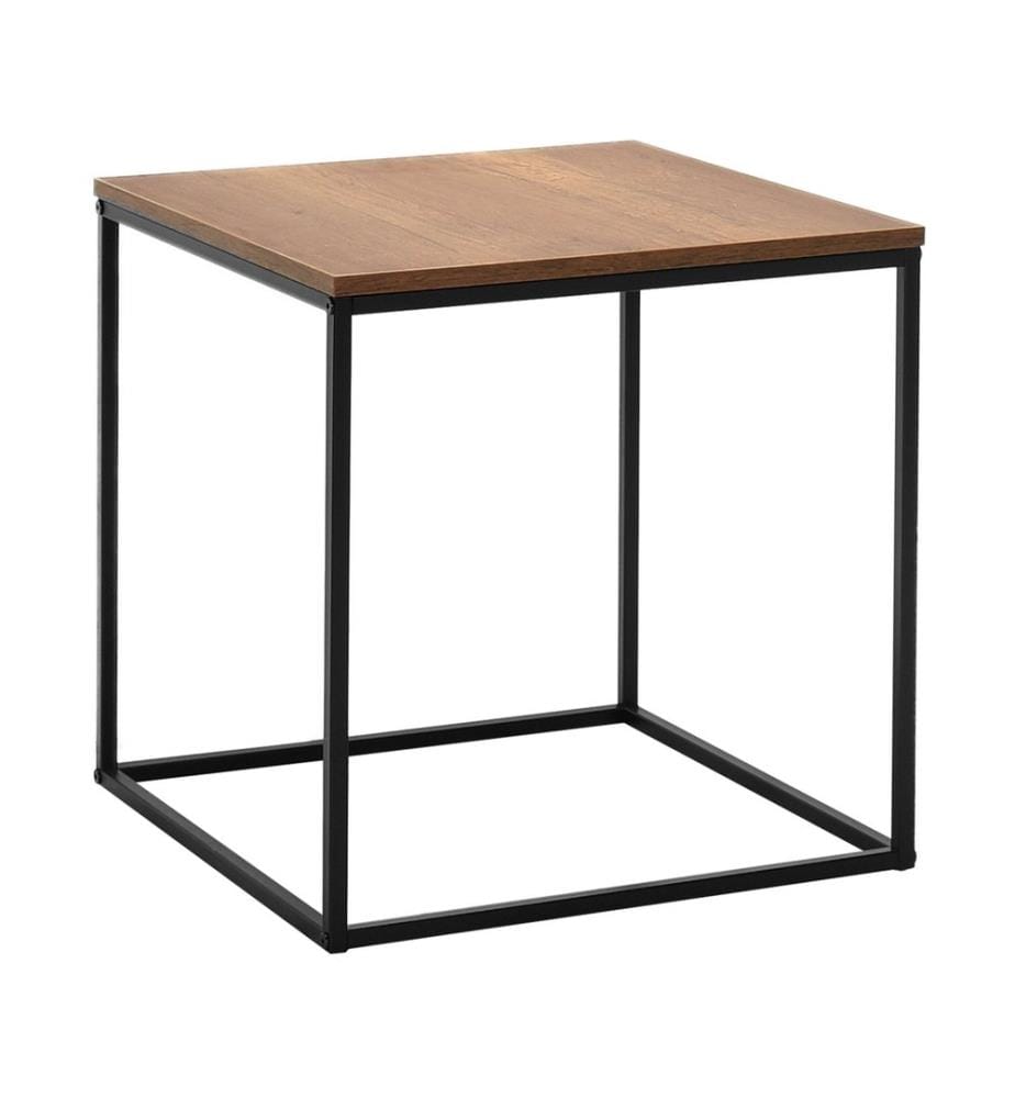Table D'Appoint, Noix, Disque De Particules Recouvertes De Mélamine 100%