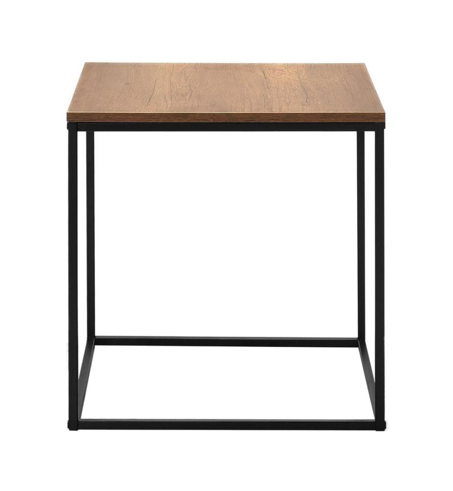 Table D'Appoint, Noix, Disque De Particules Recouvertes De Mélamine 100%