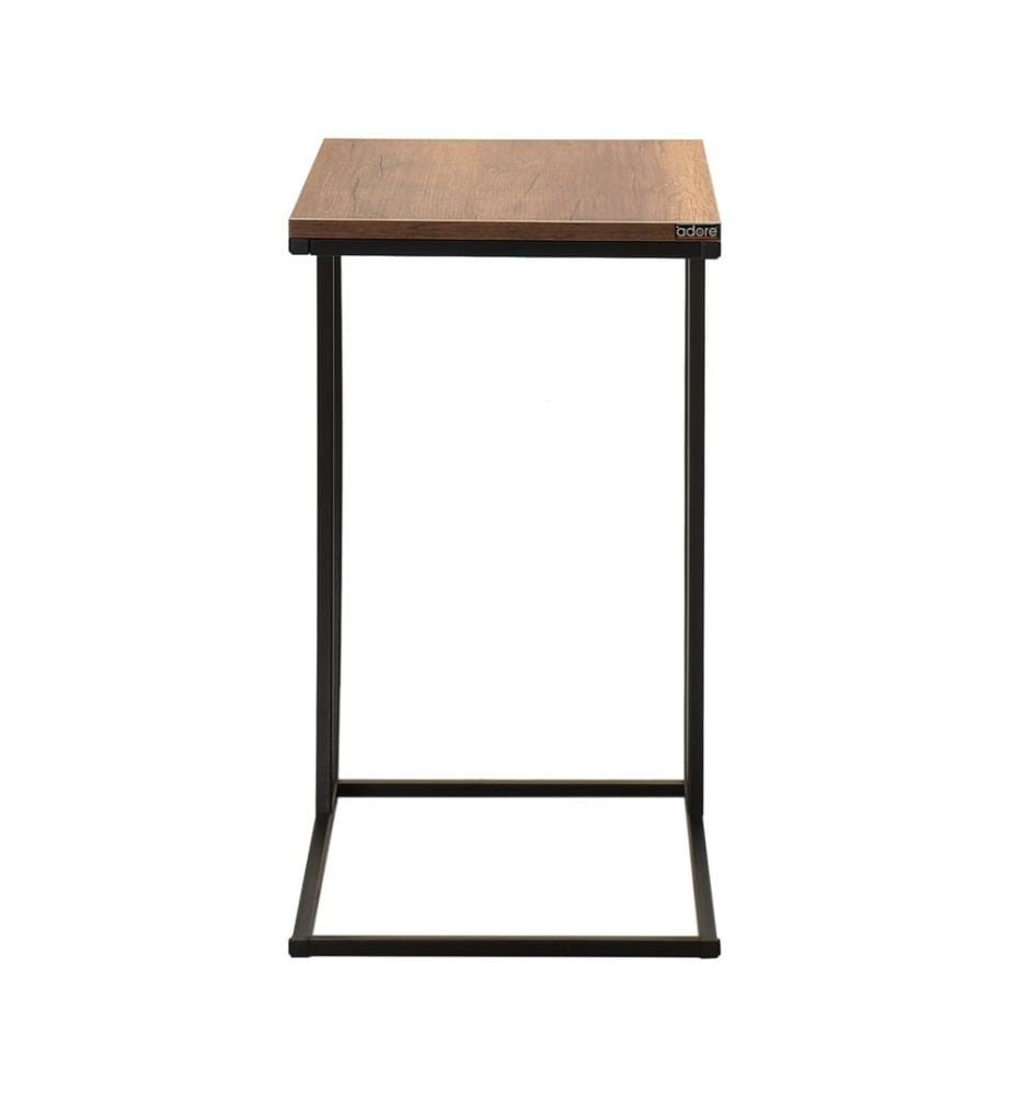 Table D'Appoint, Noix, Disque De Particules Recouvertes De Mélamine 100%