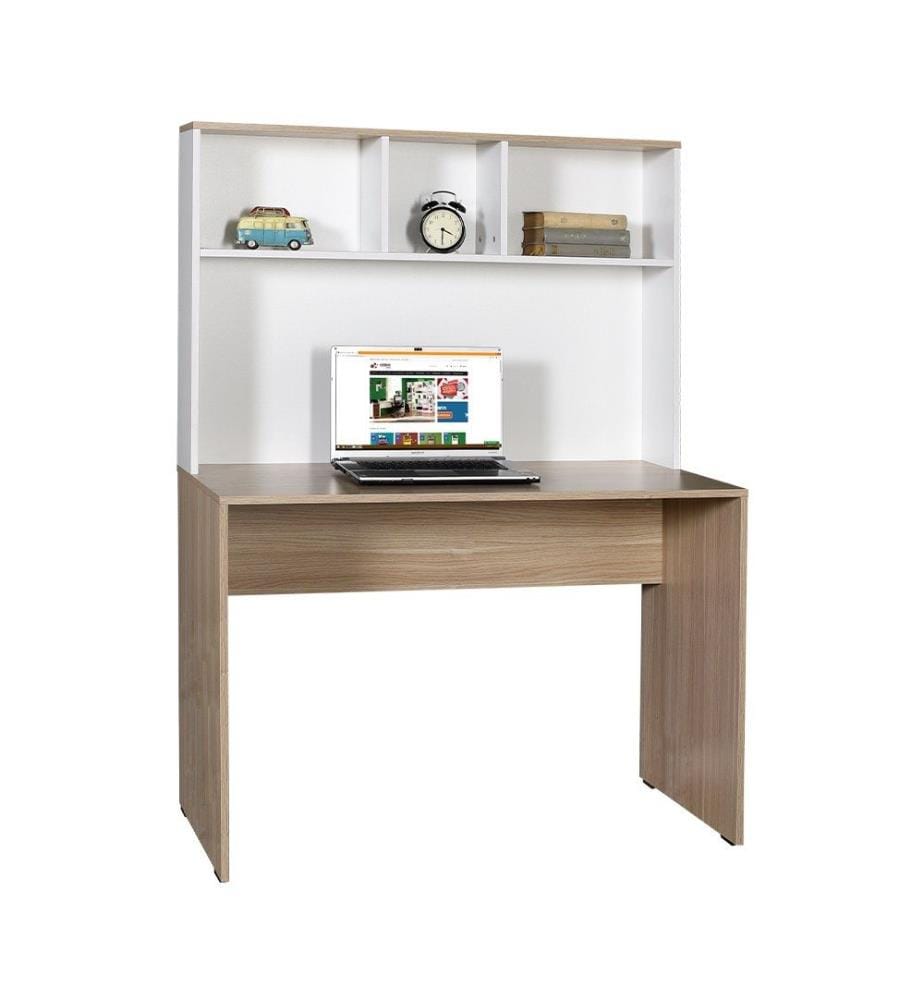 Bureau d'étude, chêne, blanc, panneau de particules mélaminé