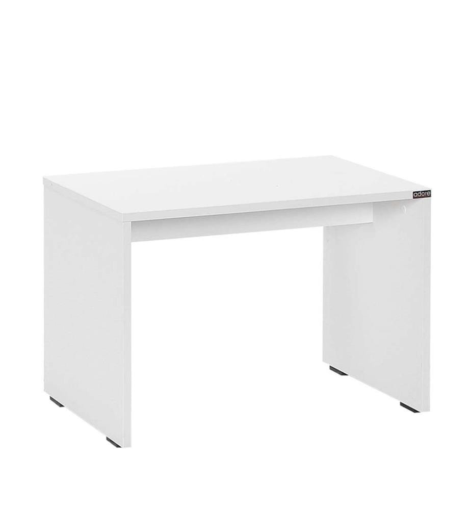 Table basse, Diamond White, panneau de particules mélaminé