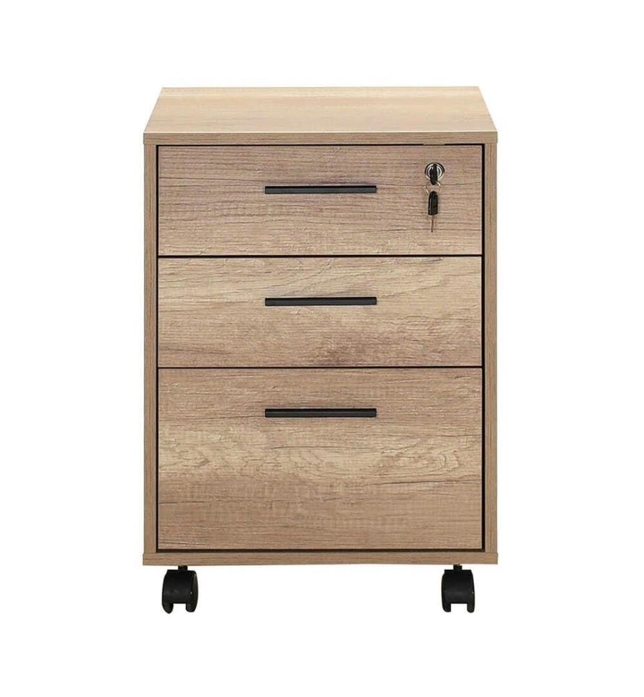 Armoire multifonctions, chêne, panneau de particules mélaminé