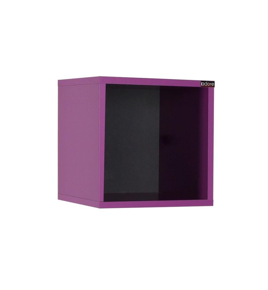 Etagère murale, violet, panneau de particules mélaminé