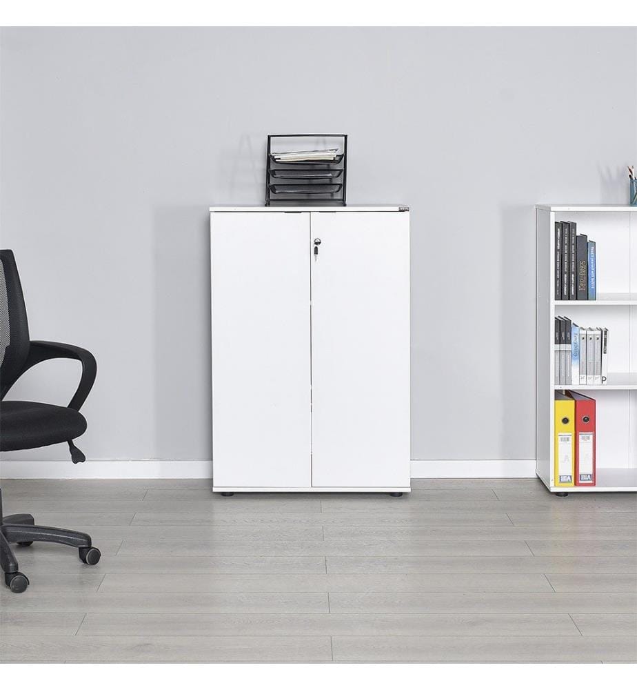 Etagère, blanc diamant, panneau de particules mélaminé