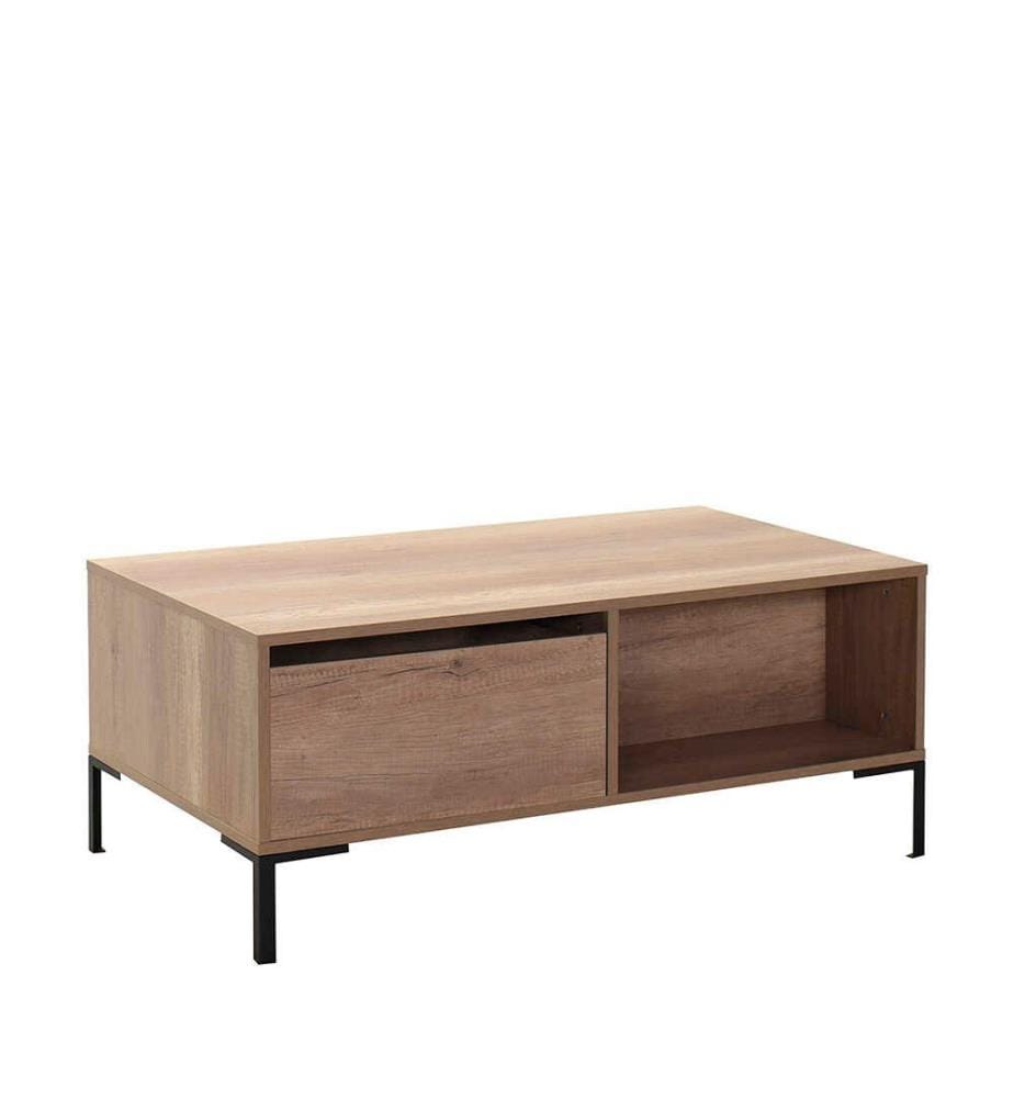 Table basse, Light Walnut, panneau de particules mélaminé
