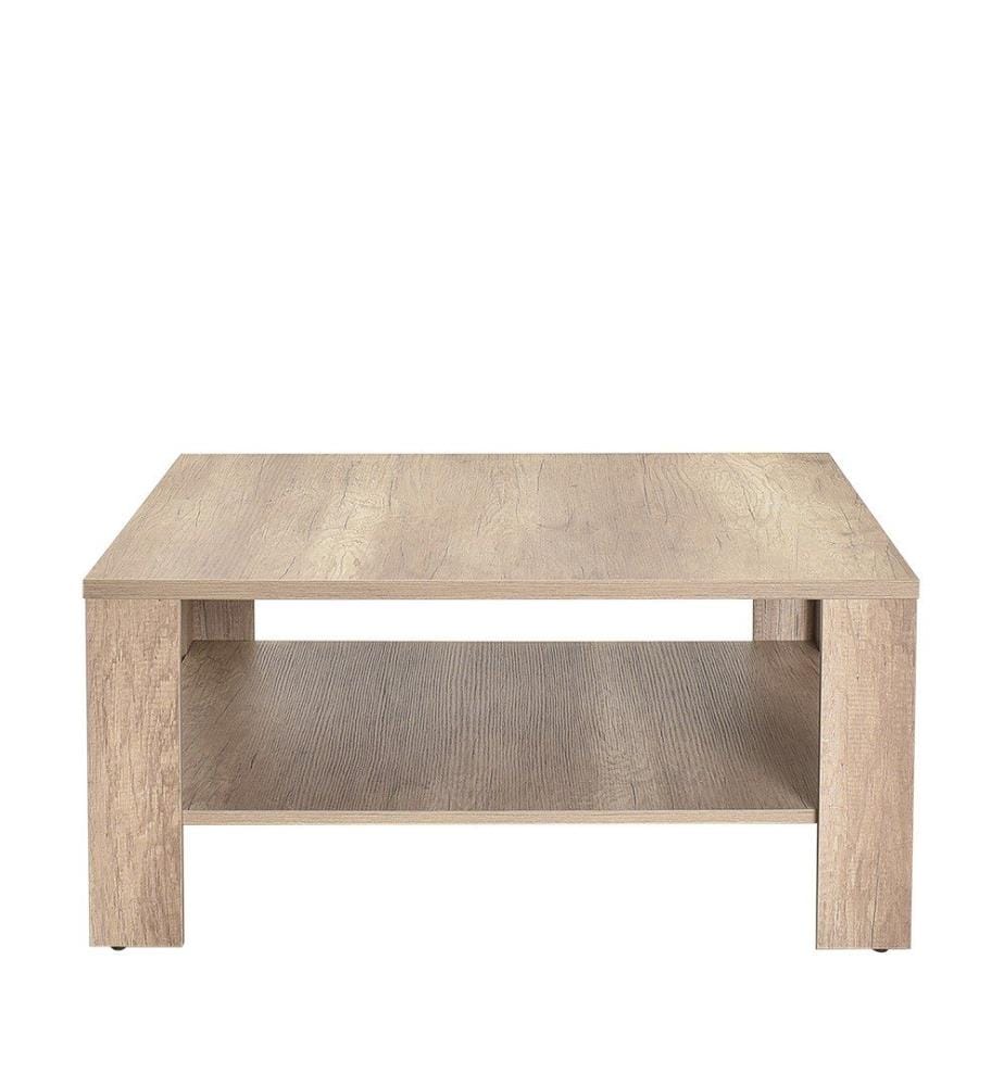 Table basse, noyer clair, panneau de particules 100 % mélaminé