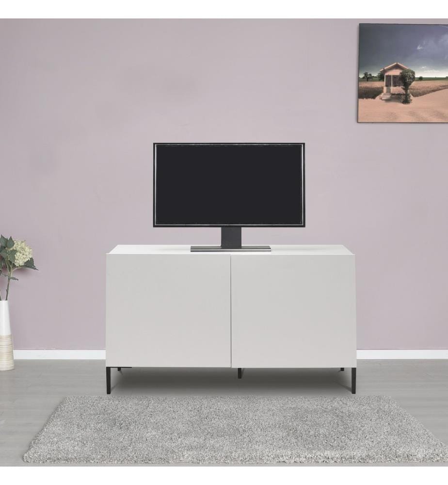 TV-Ständer, Diamantweiss, 100 % MELAMINBESCHICHTETE SPANPLATTE