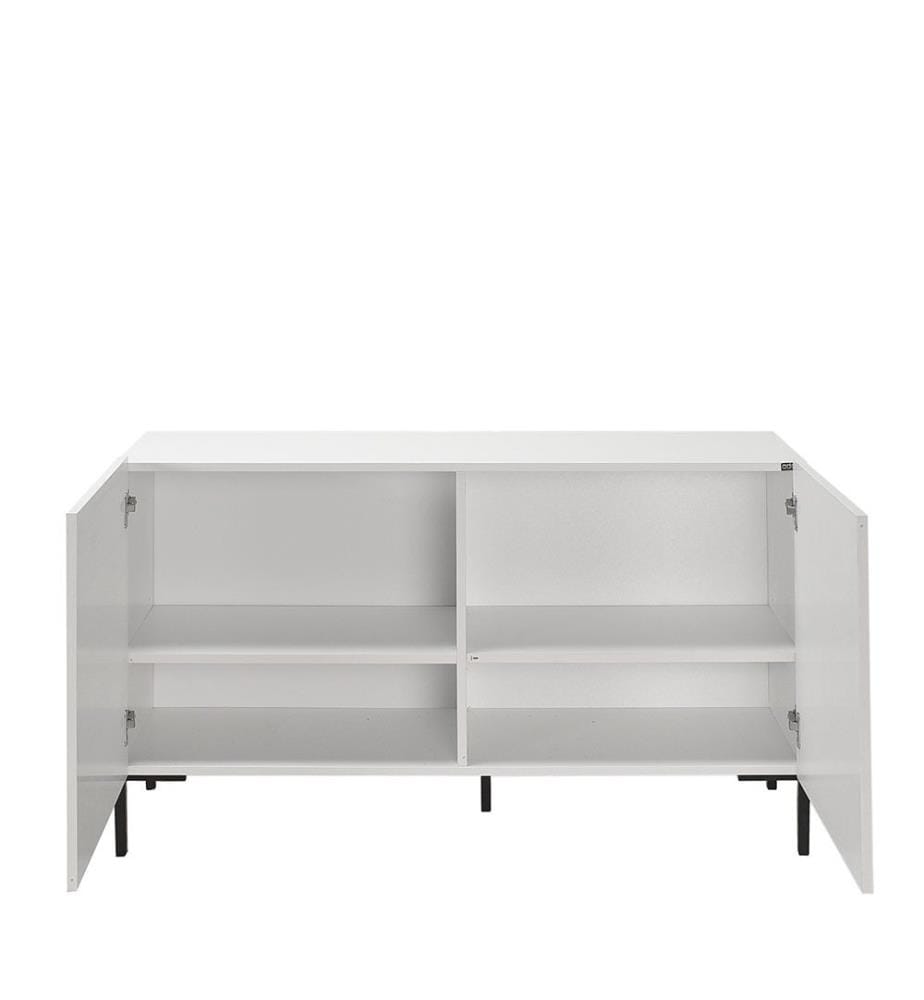 TV-Ständer, Diamantweiss, 100 % MELAMINBESCHICHTETE SPANPLATTE