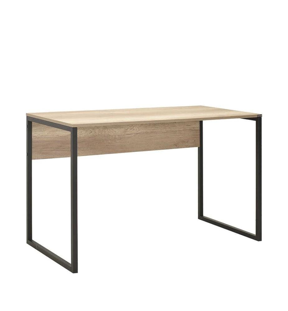 Bureau, noyer clair, 100 % PANNEAU DE PARTICULES REVÊTU DE MÉLAMINE