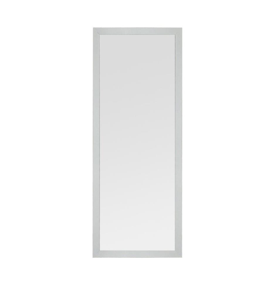 Specchio ovale, Bianco, Plastica
