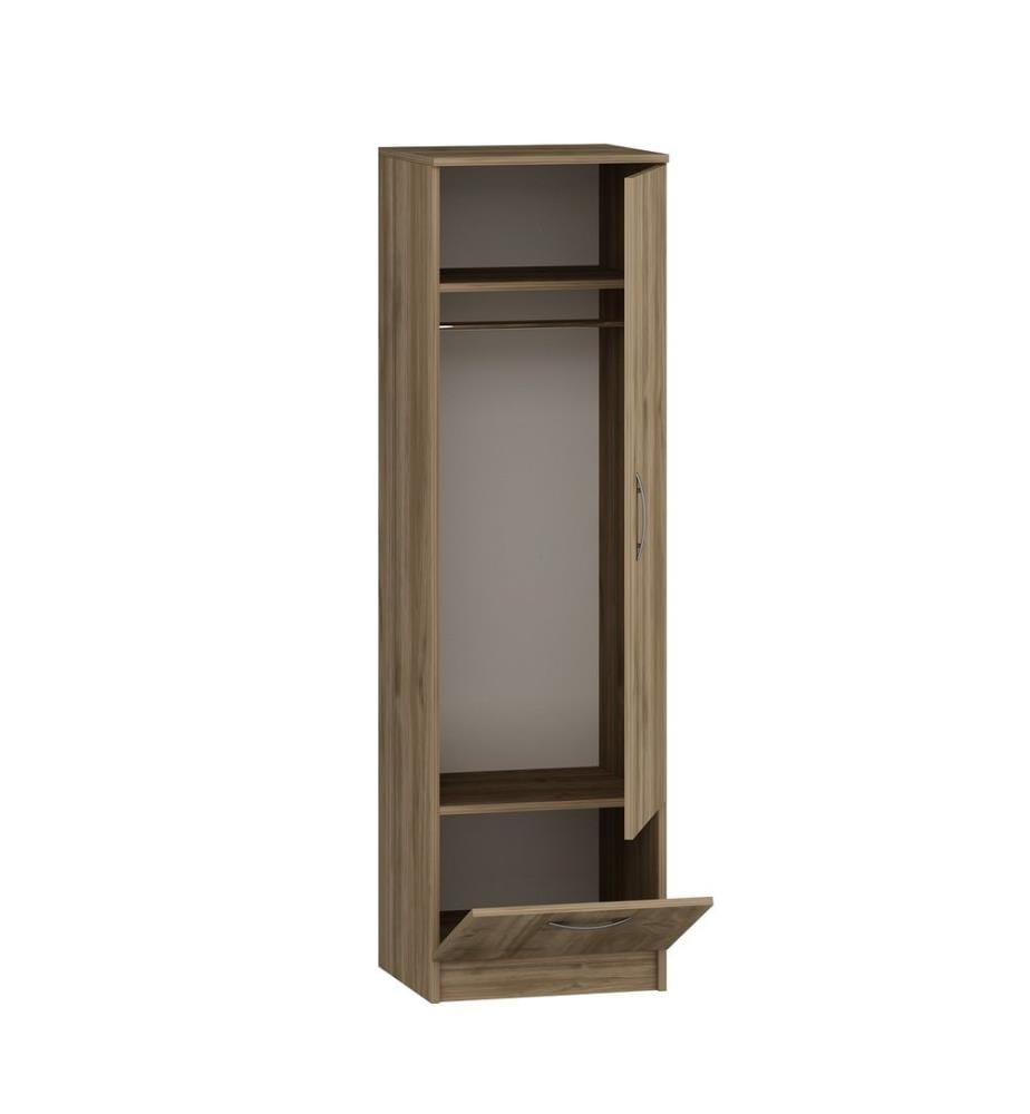 Wardrobe, Walnut, Melamine Coated Particle Board