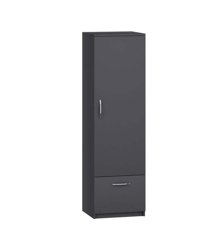 Wardrobe, Anthracite, Melamine Coated Particle Board