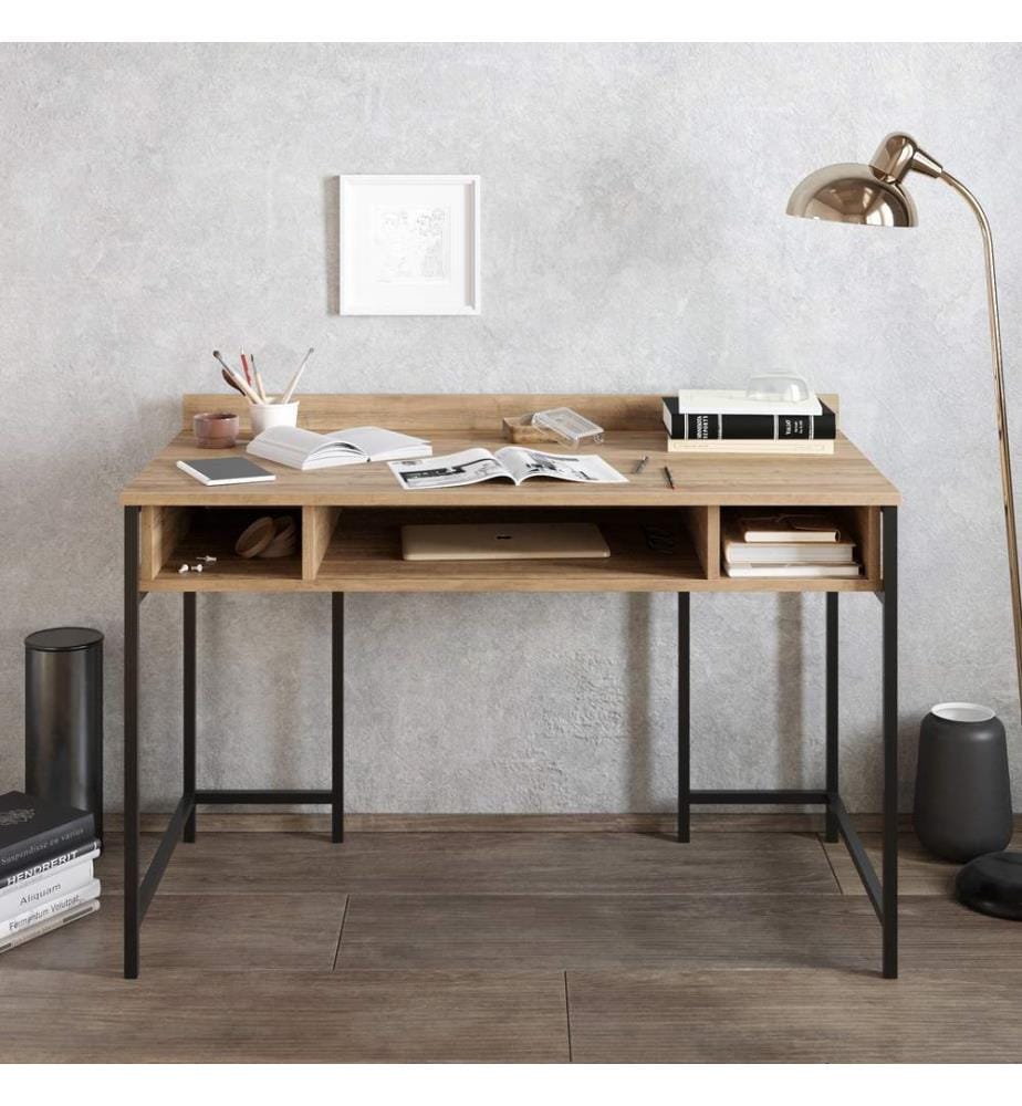 Noir, Couleur Noix, Tables Basses, 65,2X119,5X62 cm, Assiette De Particules Enrobée De Mélamine