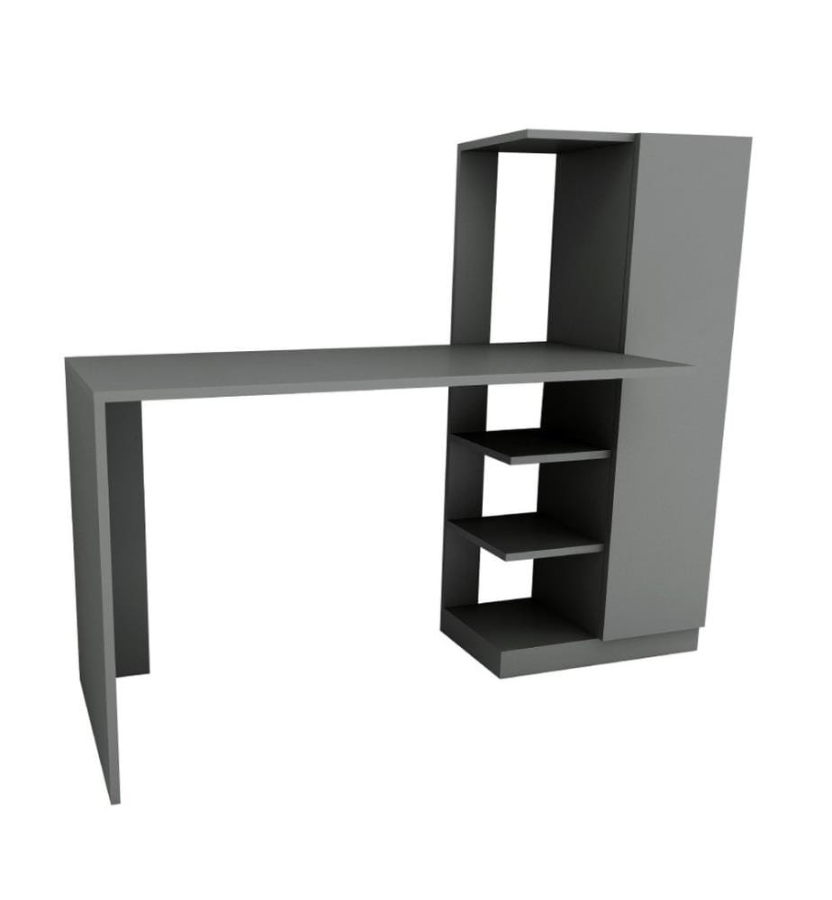 Anthracite, Tables Basses, 73,8X120X55 cm, Plaque De Particules Enrobée De Mélamine