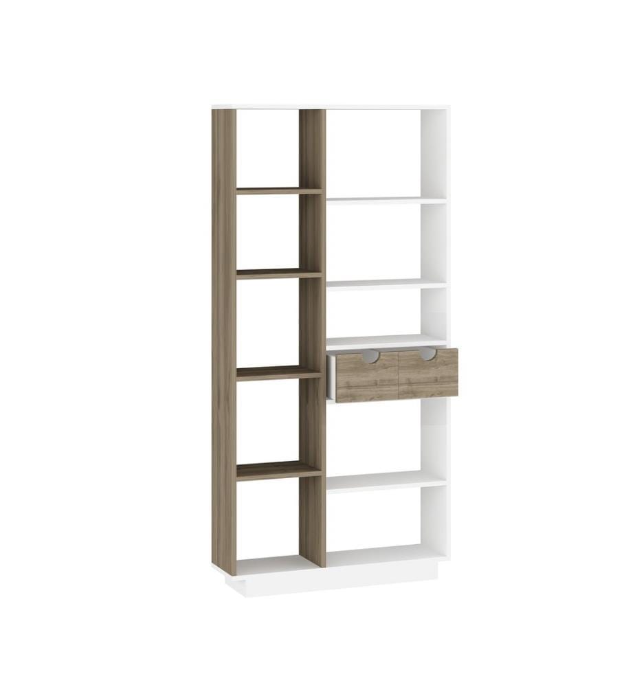 Bookshelf, WhiteWalnut, Melamine Coated Particle Board