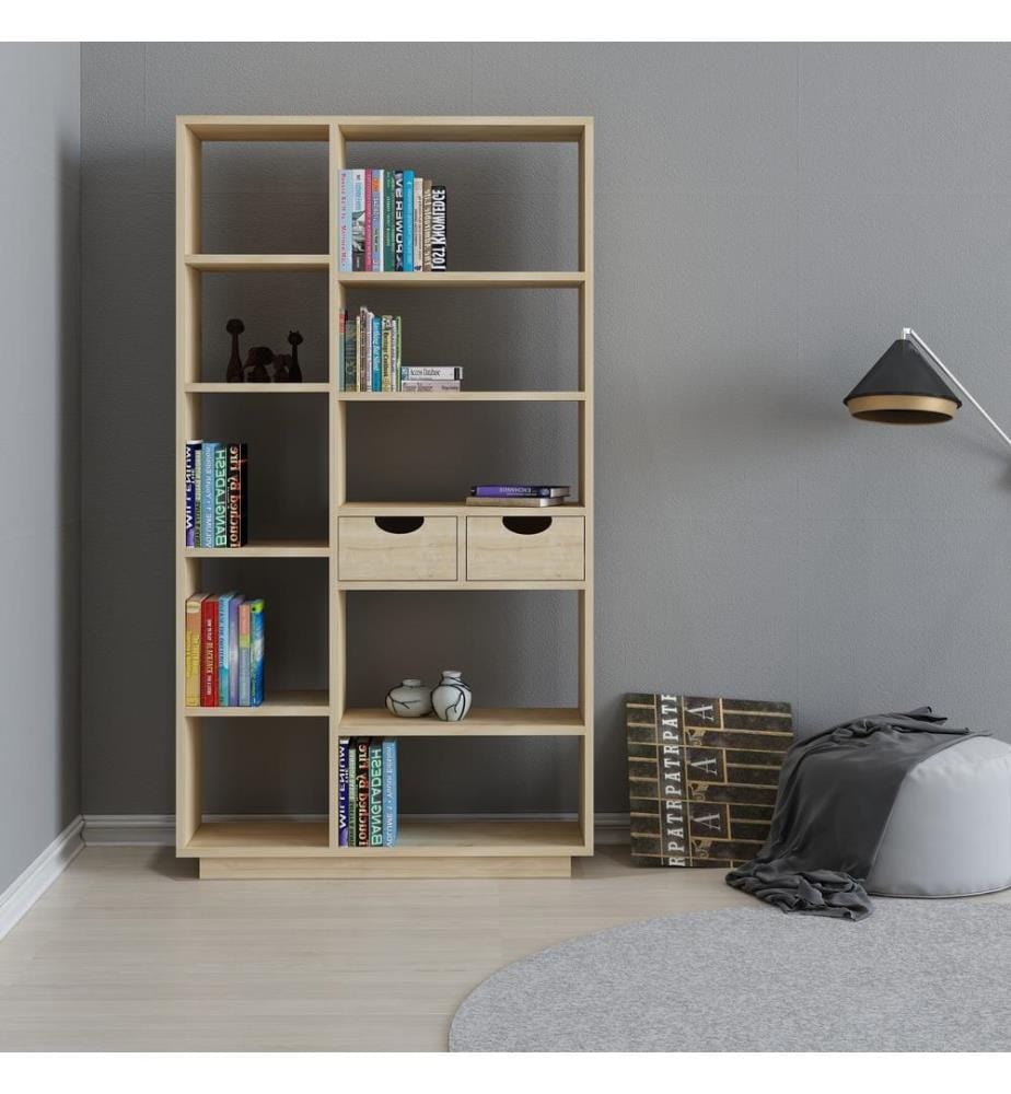 Bookshelf, Oak, Melamine Coated Particle Board