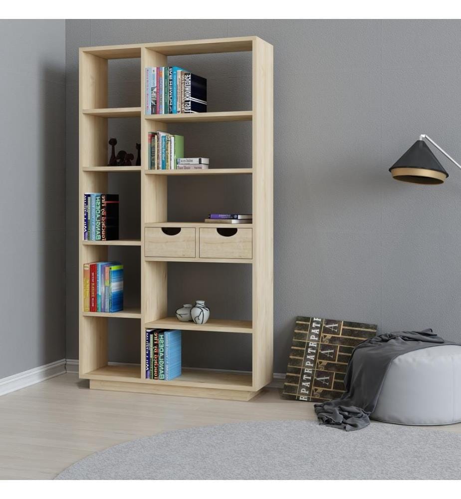 Bookshelf, Oak, Melamine Coated Particle Board