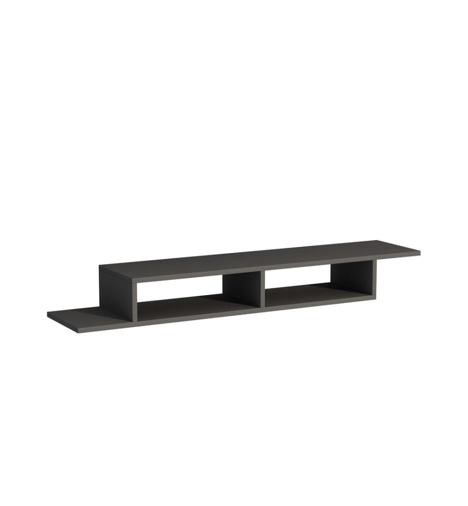 Meuble TV, Anthracite, Panneau de particules mélaminé