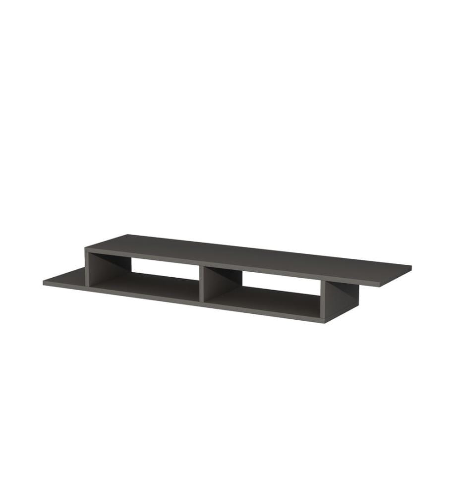 Meuble TV, Anthracite, Panneau de particules mélaminé