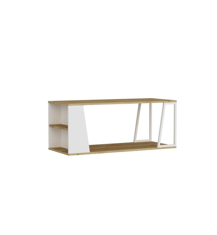 Table basse, Saphir, Blanc, 100% Melamine Particle Board
