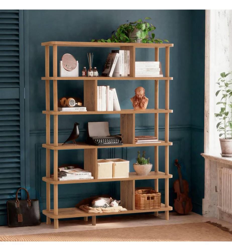 Bookshelf, Atlantic Pine, Melamine Coated Particle Board