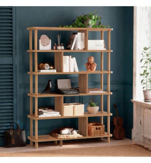 Pino Atlantico, Librerie, 168.5X120X28 cm, Piastra Di Particelle Con Rivestimento Melamina