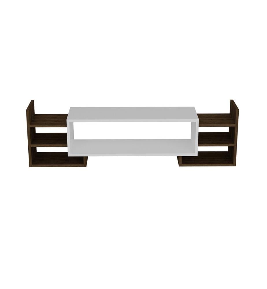 TV Unit, WhiteWalnut, Melamine Coated Particle Board