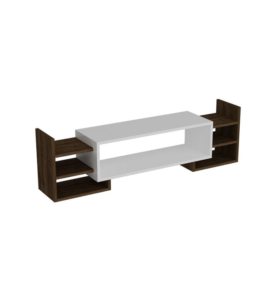 TV Unit, WhiteWalnut, Melamine Coated Particle Board