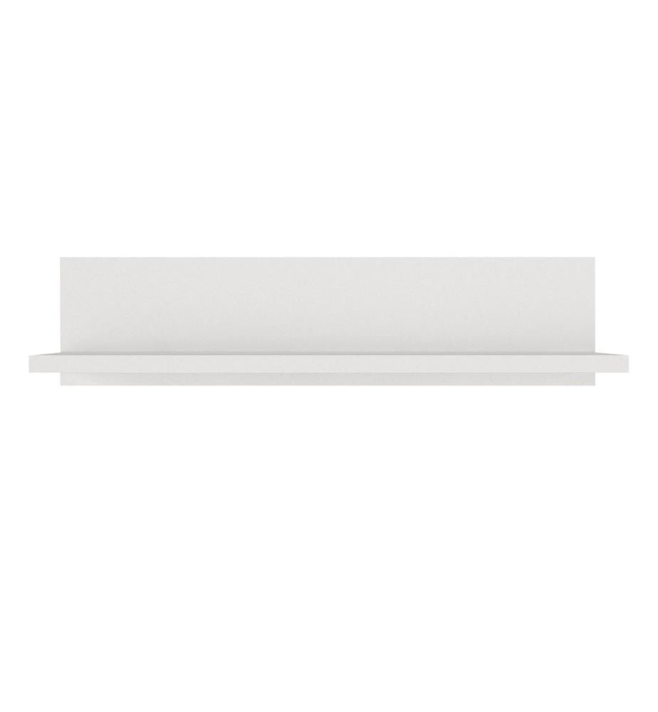 Blanc, Étagères Murales, 14,5X60X14,5 cm, Plaque De Particules Enrobée De Mélamine
