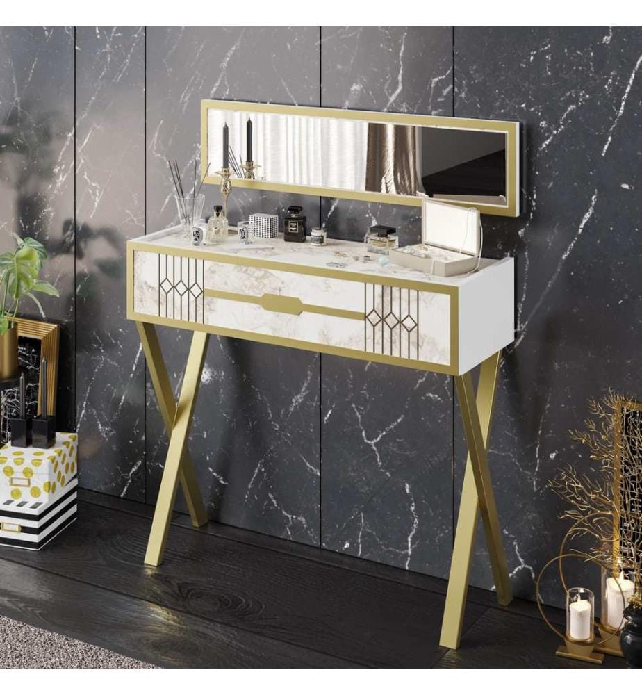 Sideboard, White, Melamine Coated Particle Board